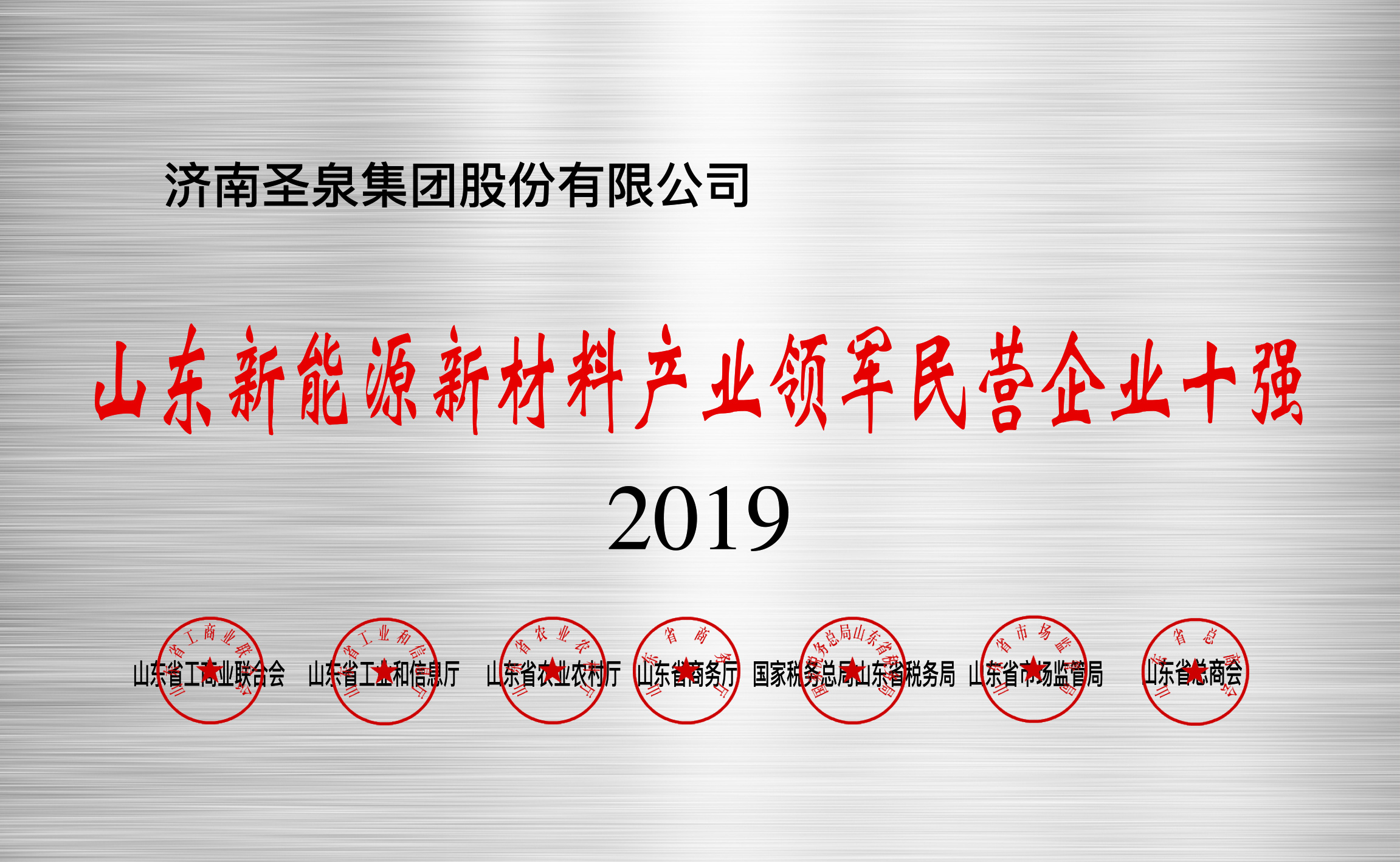 山東省新能(néng)源新材料産業領軍民營十強